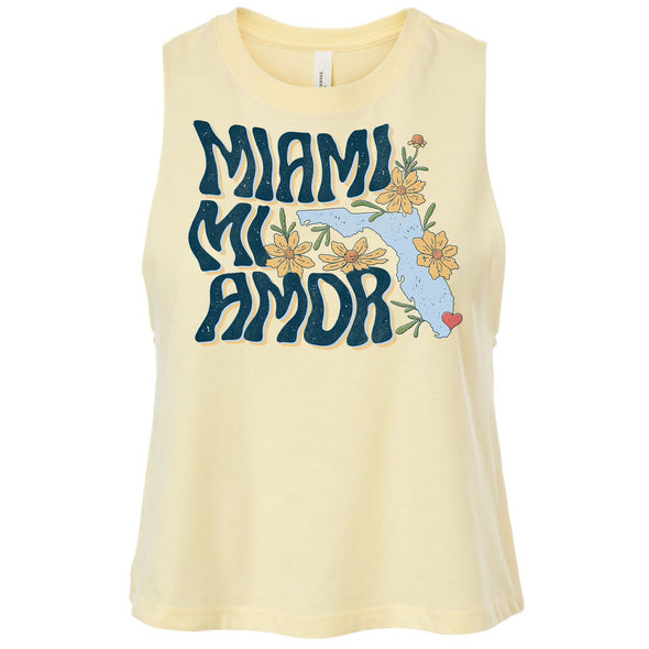 Miami mi Amor Florida Cropped Tank