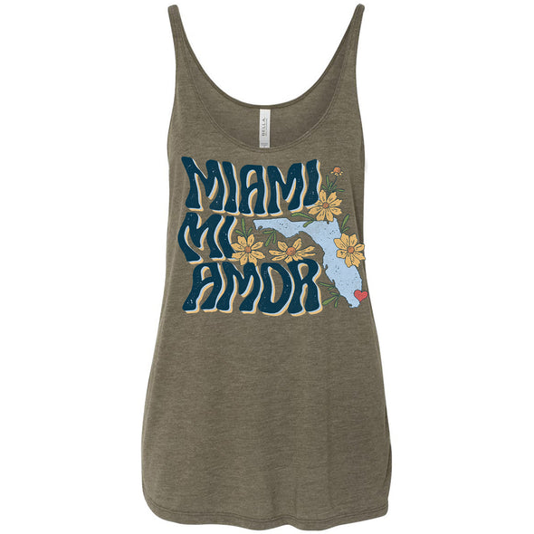 Miami mi Amor Florida Flowy Tank