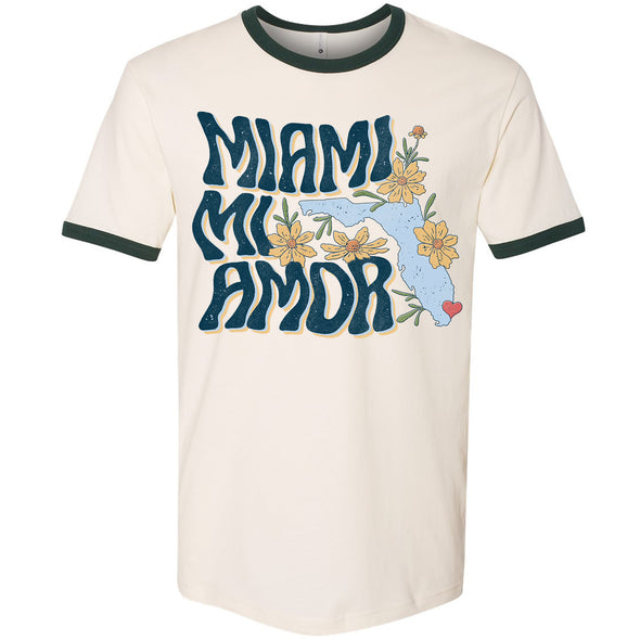 Miami mi Amor Florida Ringer Tee