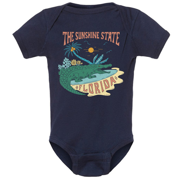 The Sunshine State Florida Baby Onesie