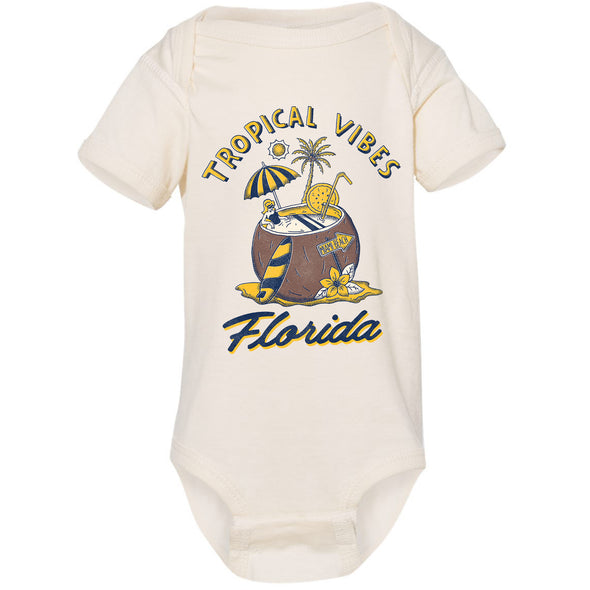 Tropical Vibes Florida Baby Onesie