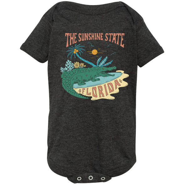 The Sunshine State Florida Baby Onesie