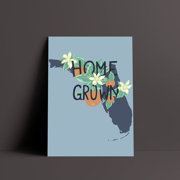 Home Grown Florida Sky Blue Poster