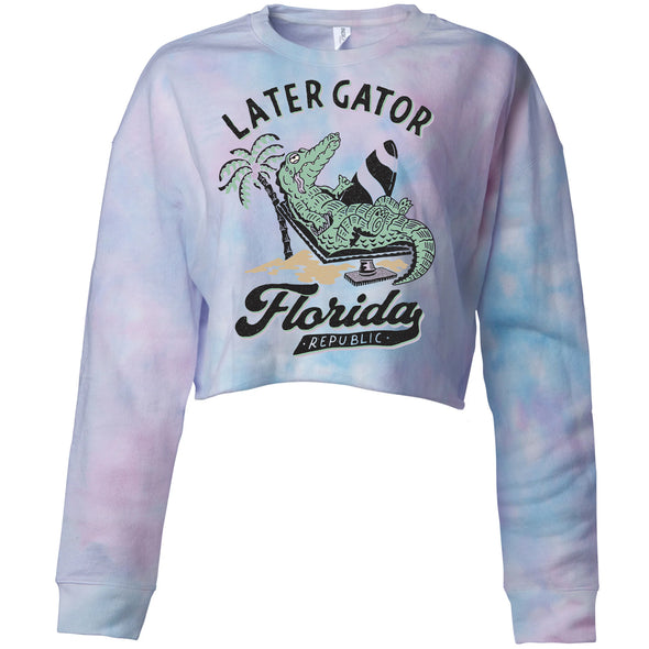 Later Gator Florida Cropped Sweater