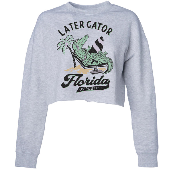 Later Gator Florida Cropped Sweater