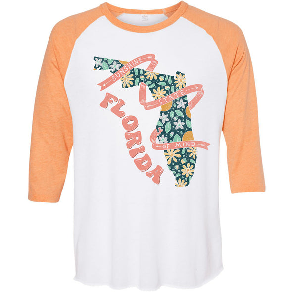 Sunshine State Florida Baseball Tee