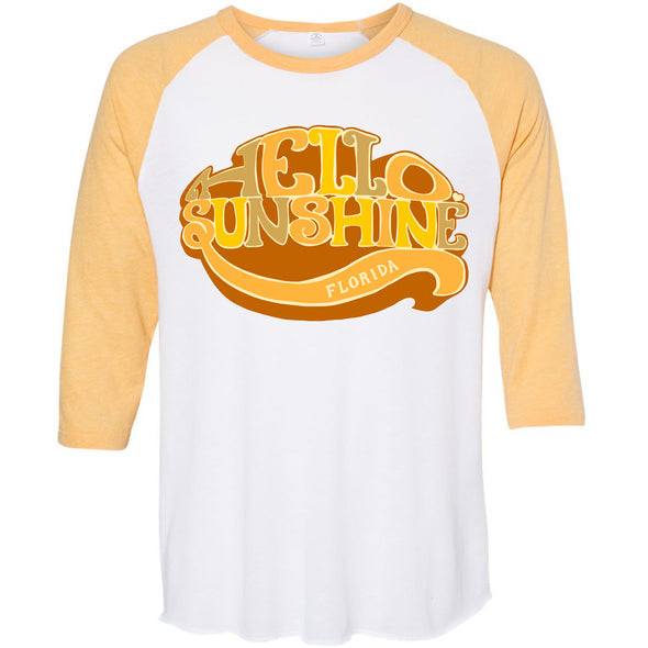 Hello Sunshine Florida Baseball Tee