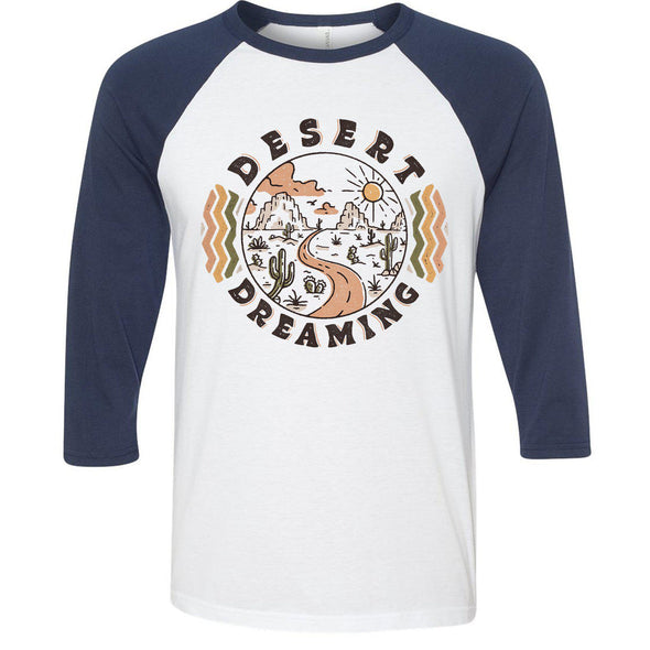 Arizona Dreaming Road Baseball Tee-CA LIMITED