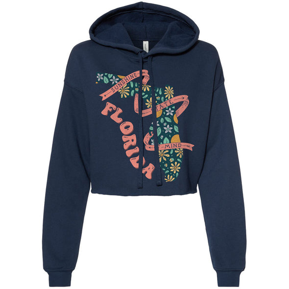 Sunshine State Florida Cropped Hoodie