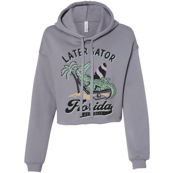 Later Gator Florida Cropped Hoodie