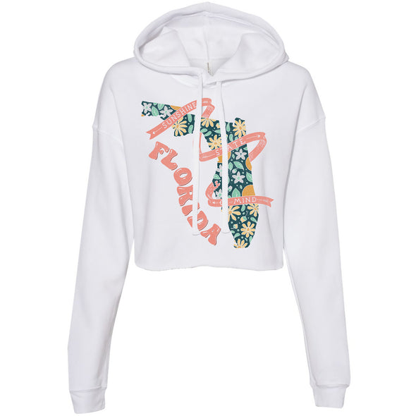 Sunshine State Florida Cropped Hoodie