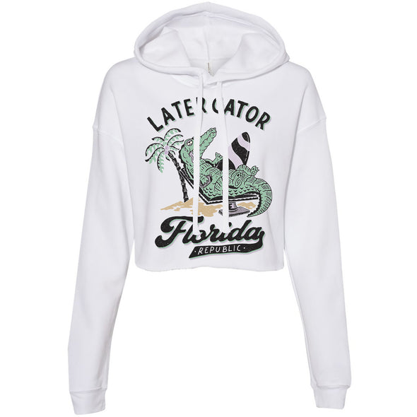 Later Gator Florida Cropped Hoodie