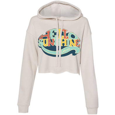 Hello Sunshine Florida Cropped Hoodie