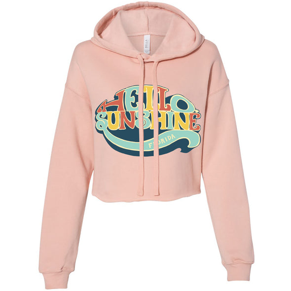 Hello Sunshine Florida Cropped Hoodie