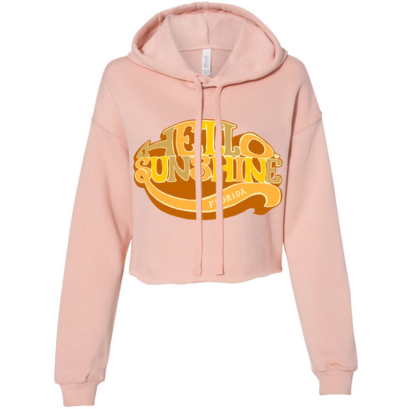 Hello Sunshine Florida Cropped Hoodie