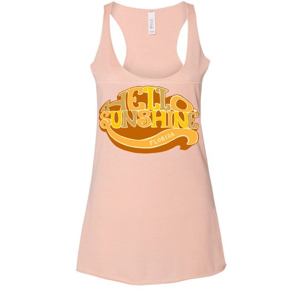 Hello Sunshine Florida Racerback Tank