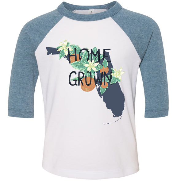 Home Grown Florida Toddler Baseball Tee