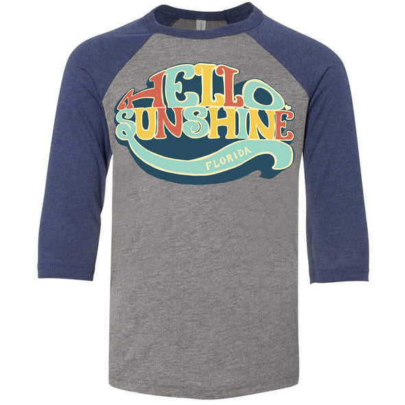 Hello Sunshine Florida Youth Baseball Tee