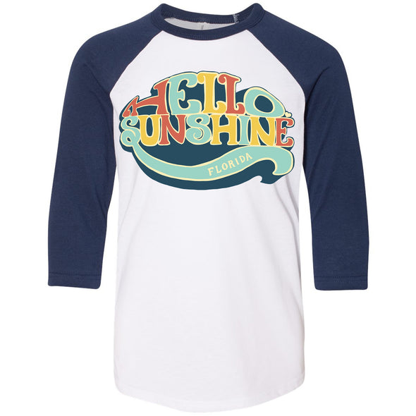 Hello Sunshine Florida Youth Baseball Tee