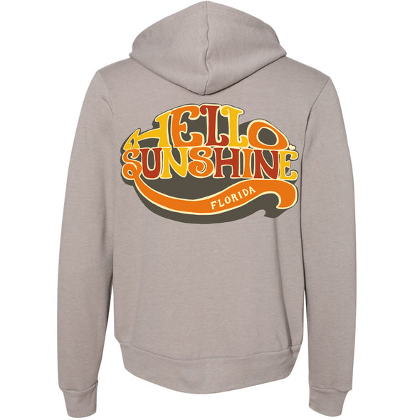 Hello Sunshine Florida Zipper Hoodie