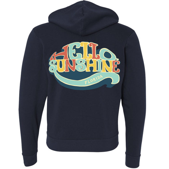 Hello Sunshine Florida Zipper Hoodie