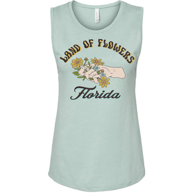 Land of Flowers Florida Muscle Tank