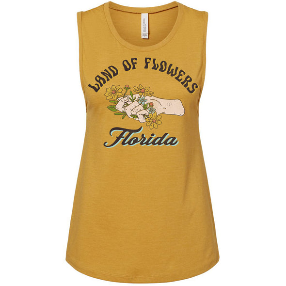 Land of Flowers Florida Muscle Tank