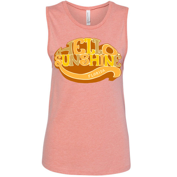 Hello Sunshine Florida Muscle Tank