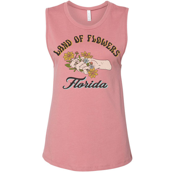 Land of Flowers Florida Muscle Tank