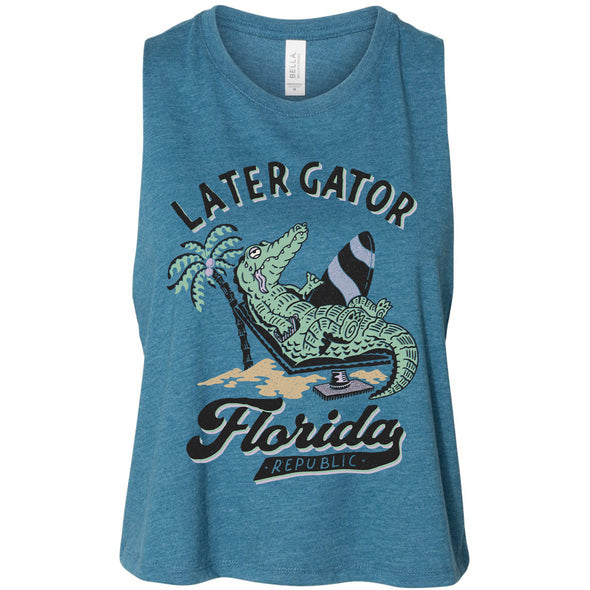 Later Gator Florida Cropped Tank