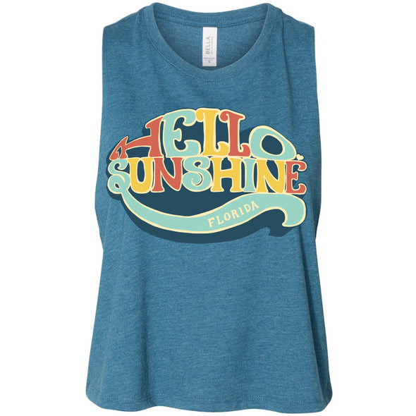 Hello Sunshine Florida Cropped Tank