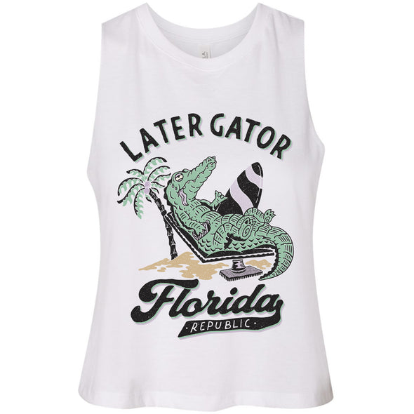 Later Gator Florida Cropped Tank