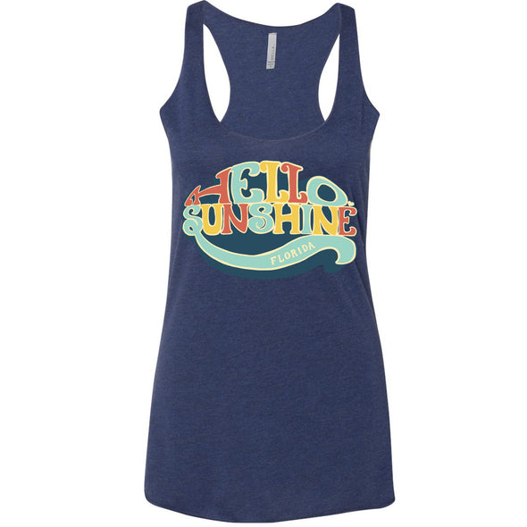 Hello Sunshine Florida Racerback Tank