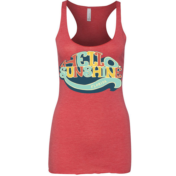 Hello Sunshine Florida Racerback Tank