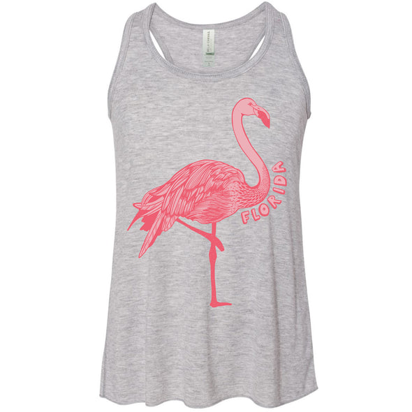 Flamingo Florida Youth Flowy Tank