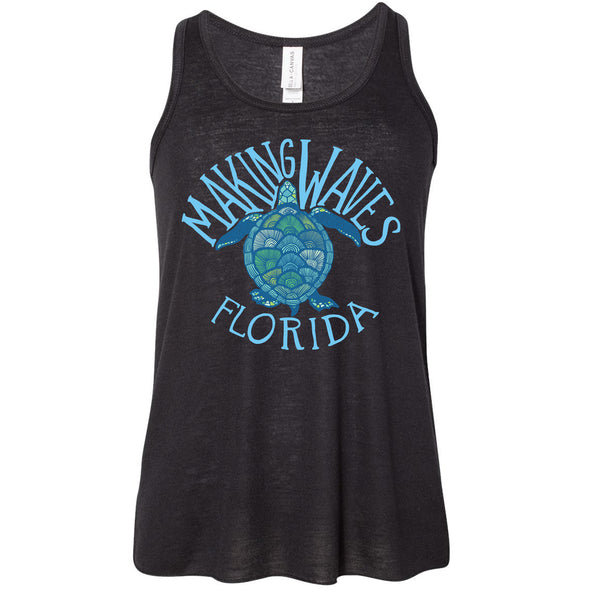 Sea Turtle Florida Youth Flowy Tank