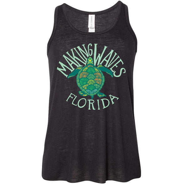 Sea Turtle Florida Youth Flowy Tank