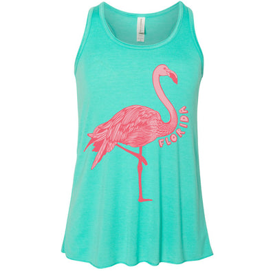 Flamingo Florida Youth Flowy Tank