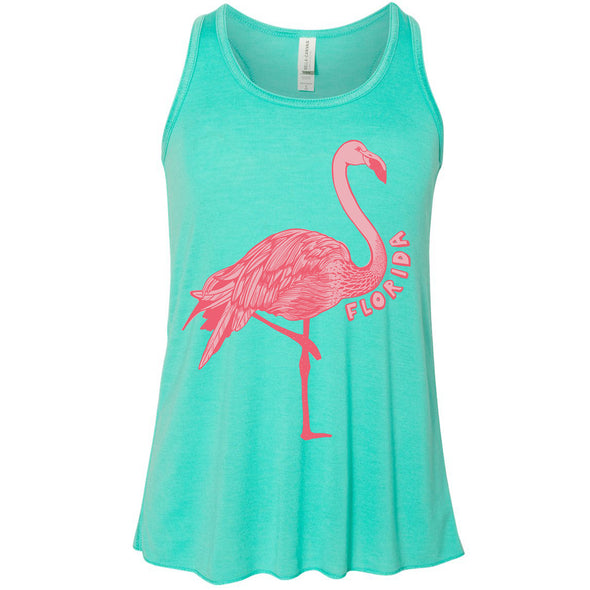 Flamingo Florida Youth Flowy Tank