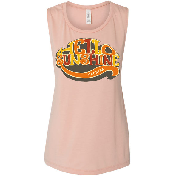 Hello Sunshine Florida Muscle Tank