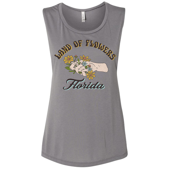 Land of Flowers Florida Muscle Tank