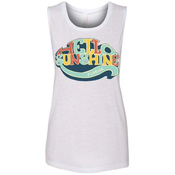 Hello Sunshine Florida Muscle Tank