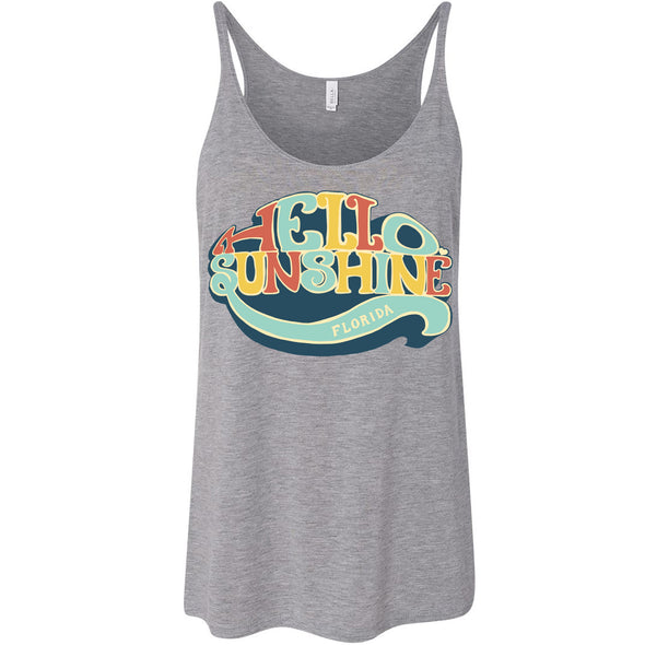 Hello Sunshine Florida Flowy Tank