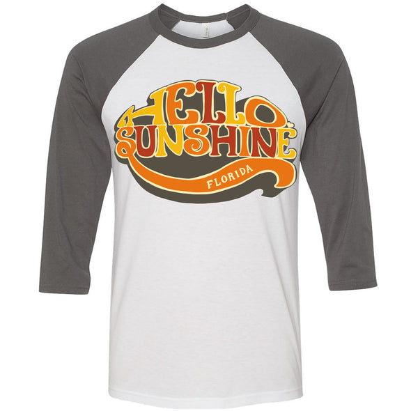 Hello Sunshine Florida Baseball Tee