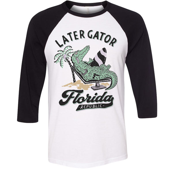 Later Gator Florida Baseball Tee
