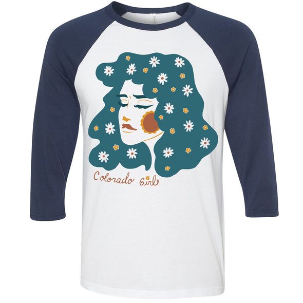 Colorado Girl Baseball Tee