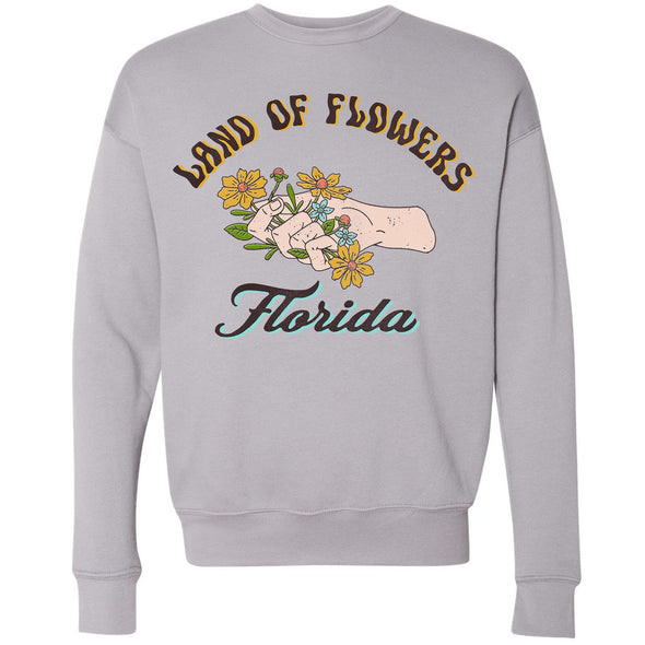 Land of Flowers Florida Drop Shoulder Sweater