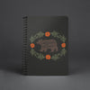 Bear CA Love Black Spiral Notebook-CA LIMITED