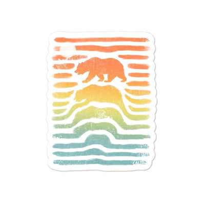 Bear In The Sand Decal-CA LIMITED