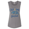 Bear Poppy Blossom Muscle Tank-CA LIMITED